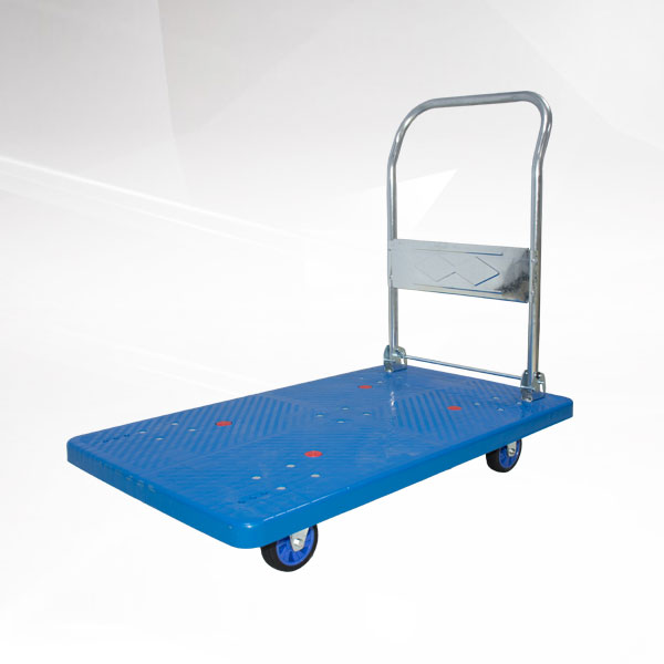 藍色（sè）單層平板車