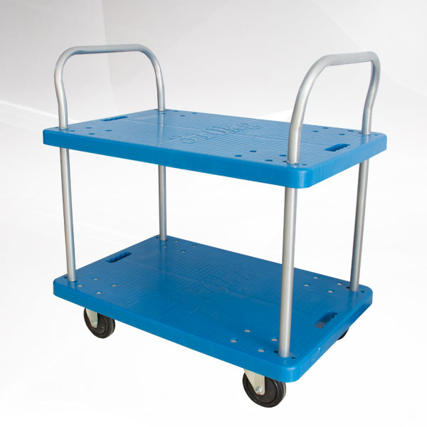 藍色多層平板（bǎn）車